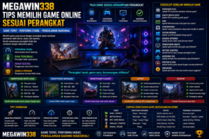 MEGAWIN338: Tips Memilih Game Online Sesuai Perangkat
